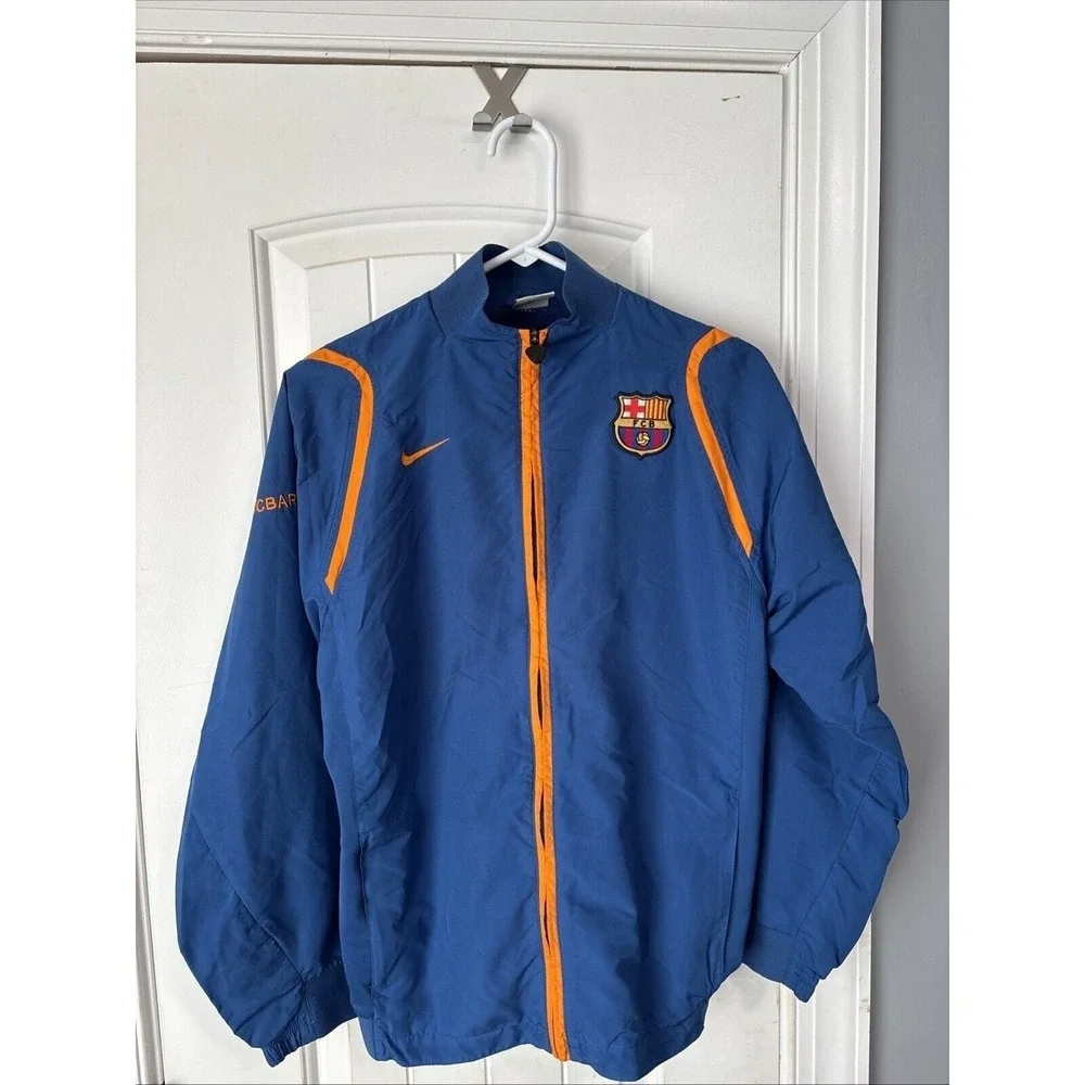 Vintage Nike Barcelona Training y2k olympic light jacket Boys XL